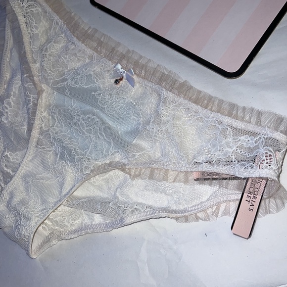 (M) BRIDE HEART Victoria’s Secret Ruffle Cheekini Panty Dream Angels - Picture 6 of 12